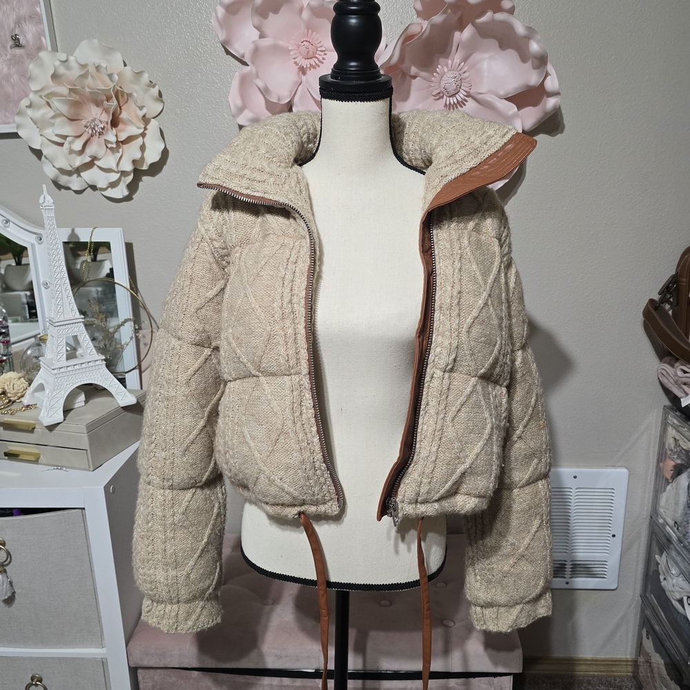 BLANKNYC Sweater Puffer Jacket NWT | Size S | $198